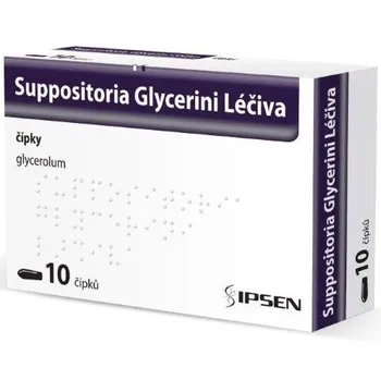 Lék proti zácpě Zentiva Suppositoria Glycerini Ipsen čípky 1,81 g 10 ks