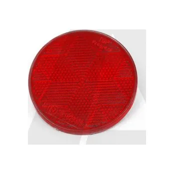 Příslušenství osvětlení automobilu Odrazka 80mm samolepící - červená Zetor