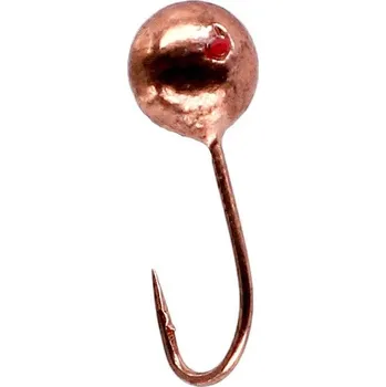 Rybářský háček 5ks - Marmyška Mikado Round Mormyshka 0,2gr 20mm Copper