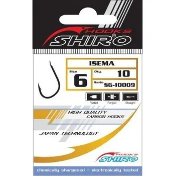 Rybářský háček 10ks - Háček Mistrall Iseama Velikost 8