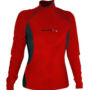 Cyklistické oblečení Mikina Silvini Razzo červená/černá 140-146