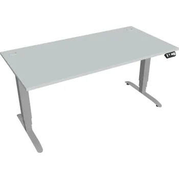 Kancelářský vozík HOBIS výškově stavitelný stůl 160 cm, paměť.ovlad. - MOTION MS 3M 1600, šedá + doprava zdarma