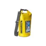 Voděodolný vak CELLY Explorer 5L s kapsou na telefon do 6,2", žlutý Pouzdro Celly Explorer 5L