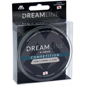 Pletená Šňůra Mikado Dreamline Competition Zelená 150m 0,14mm/12,98kg