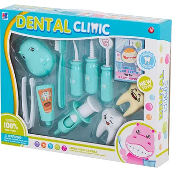 Hra na doktory KIK Zubní ordinace set modrá 