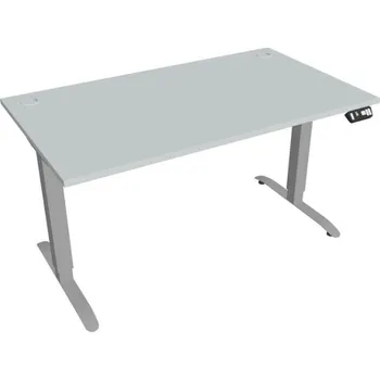 Kancelářský vozík HOBIS výškově stavitelný stůl 140 cm, paměť.ovlad. - MOTION MS 2M 1400, šedá + doprava zdarma