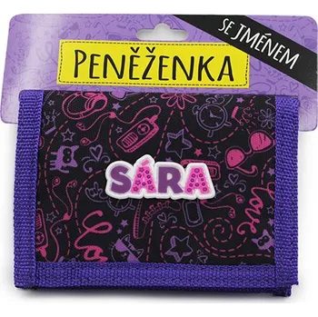 Peněženka Dětská peněženka se jménem SÁRA