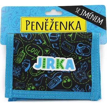 Peněženka Dětská peněženka se jménem JIRKA