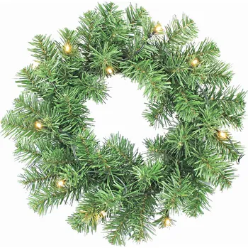 Věnec Anděl Přerov Věnec s osvětlením 10 LED 40 cm