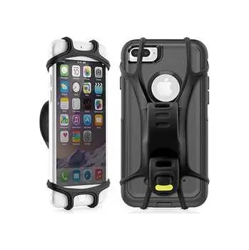 Držák mobilu Bone Bike Tie X, na kolo, nastavitelná velikost, černý, 4-6", silikon,,rychlé dodání