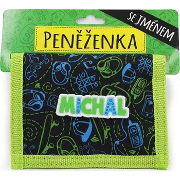 Peněženka Dětská peněženka se jménem MICHAL