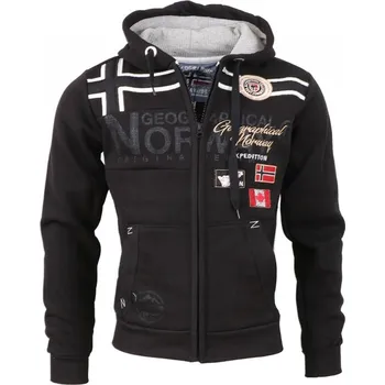 Pánská mikina Geographical Norway Garadock černá, 6XL