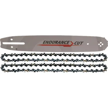 Pilová lišta Sada hobby lišta + 2 pilové řetězy ENDURANCE CUT kulaté 3/8" LP 1,3 mm 30 cm 45 článků