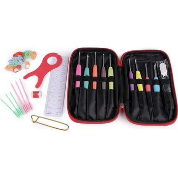 Organizér galanterie Stoklasa sada háčků s pouzdrem černá 