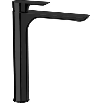 Vodovodní baterie Sanjet INFINITY BLACK Umyvadlová vysoká baterie bez výpusti, černá, I11LNO