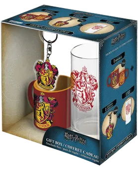 Sklenice Magic Box Dárkový set Harry Potter Gryffindor