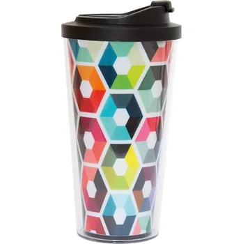 Termohrnek 450ml Hexagon REMEMBER (barva-směs barev Hexagon)
