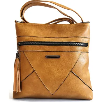 Kabelka Středně velká hořčicová crossbody kabelka Silvio 5686, II. jakost