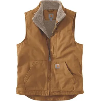 Pánská vesta Vesta Carhartt hnědá Mock Neck Vest Velikost: L