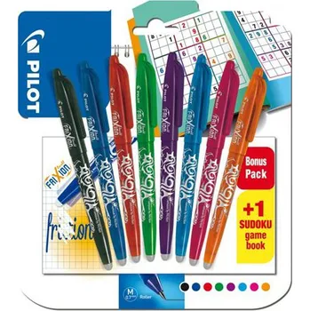 Pilot FriXion Ball roller 0,7 mm 8 barev + sudoku