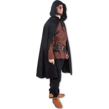 Karnevalový kostým imago Plášť jednoduchý - černý, velikost L