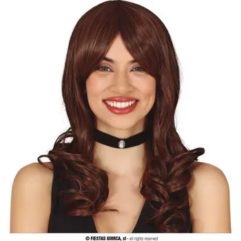 Paruka Guirca Fiestas Španělsko Paruka Poppy hnědá