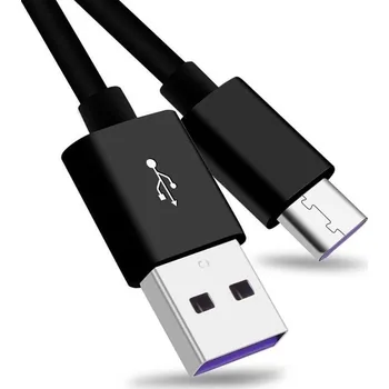 Kabel do PC PremiumCord Kabel USB 3.1 C/M - USB 2.0 A/M, Super fast charging 5A, černá, 1m