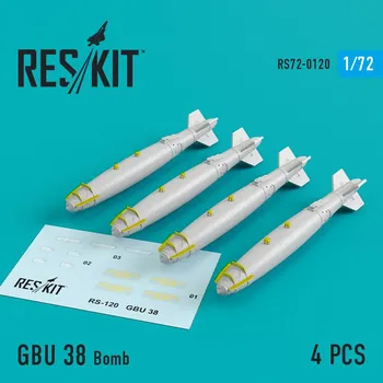 Plastikový model Reskit 1/72 GBU 38 Bombs (4 pcs.)