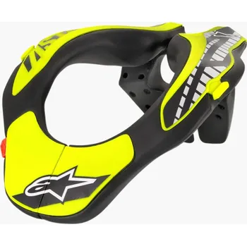 Motocyklový chránič krku Dětský chránič krční páteře ALPINESTARS NECK SUPPORT ŽLUTÝ FLUO/ČERNÝ, VEL. UNI (Krční chránič pro děti )