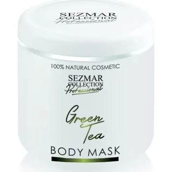 Pleťová maska Sezmar Professional Přírodní maska na tělo a obličej zelený čaj 500 ml