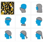 Fuski Boma Multifunkční návlek Voox uni vzor pivo Velké