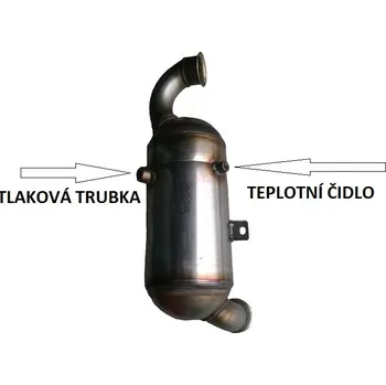 Filtr pevných částic JMJ filtr pevných částic (DPF) kovový 1731.EN s katalyzátorem