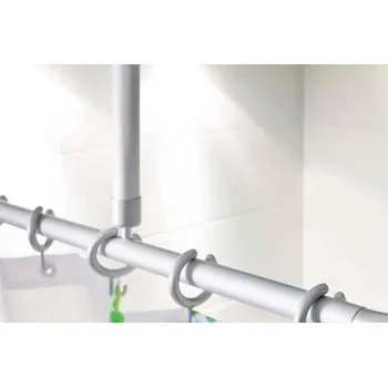 Tyč na sprchový závěs wela Tyč na míru SYSTEM - SATÉNOVÁ bezbariérová tyč do sprchovacího koutu