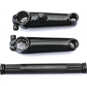 Klika na kolo BMX kliky 3pc CrMo 90mm černá 90mm