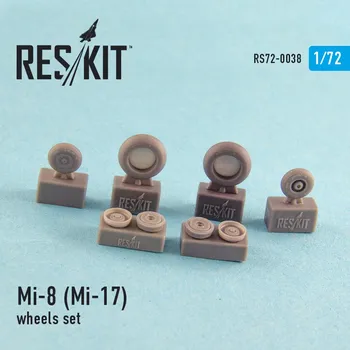Plastikový model Reskit 1/72 Mi-8 (Mi-17) wheels set (ZVE,HOBBYB)