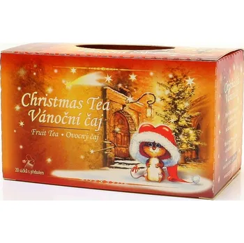Čaj Pangea Tea Vánoční ovocný čaj s přebalem 20 x 2 g