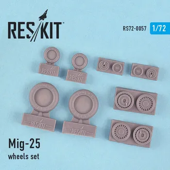 Plastikový model Reskit 1/72 MiG-25 wheels set (ICM,Condor)