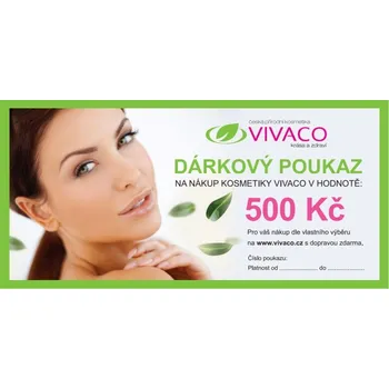 Kosmetická sada Vivaco Dárkový poukaz v hodnotě 500 Kč