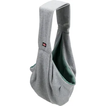 Taška pro psa a kočku Trixie Junior nosička pro mláďata světle šedá/mátová 22 x 20 x 60 cm