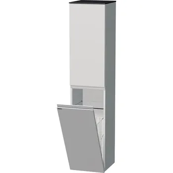 Nábytek Tara - skříňka vysoká pravá 161x35 cm, 2 dveře, koš, závěsná TA SV 35 2D K P