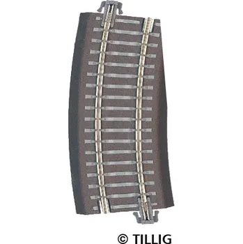 Modelová železnice Kolej s podložím oblouková R310-353 15° BR12/22 TT - Tillig 83725