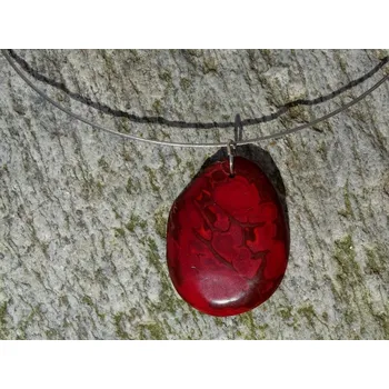 Přívěsek Tagua červená III