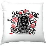 Polštář saténový s potiskem Alenka v říši divů - polštář