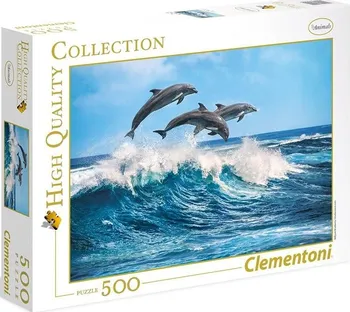 Puzzle Clementoni Puzzle Delfíni 500 dílků