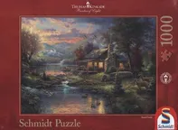 Schmidt Puzzle Kinkade Im naturparadies 1000 dílků