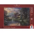 Puzzle Schmidt Puzzle Kinkade Im naturparadies 1000 dílků
