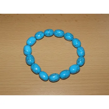 Drahý kámen Tyrkenit - Náramek - nugety - knn2