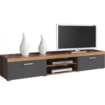 Televizní stolek Tv Stolek Samba 8 Švestka/Grafit