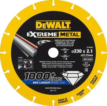 Řezný kotouč DeWALT Extreme Metal DT40255
