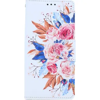 Pouzdro na mobilní telefon Pouzdro iPhone SE 2020 knížkové Kytice (kryt neboli obal na iPhone SE 2020)